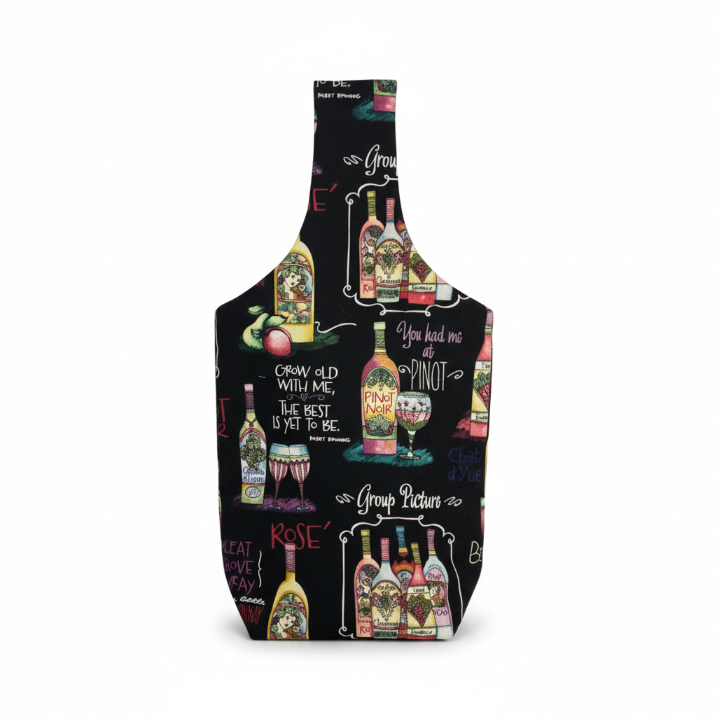 Wine Tote โ Handmade with Heart - Image 3