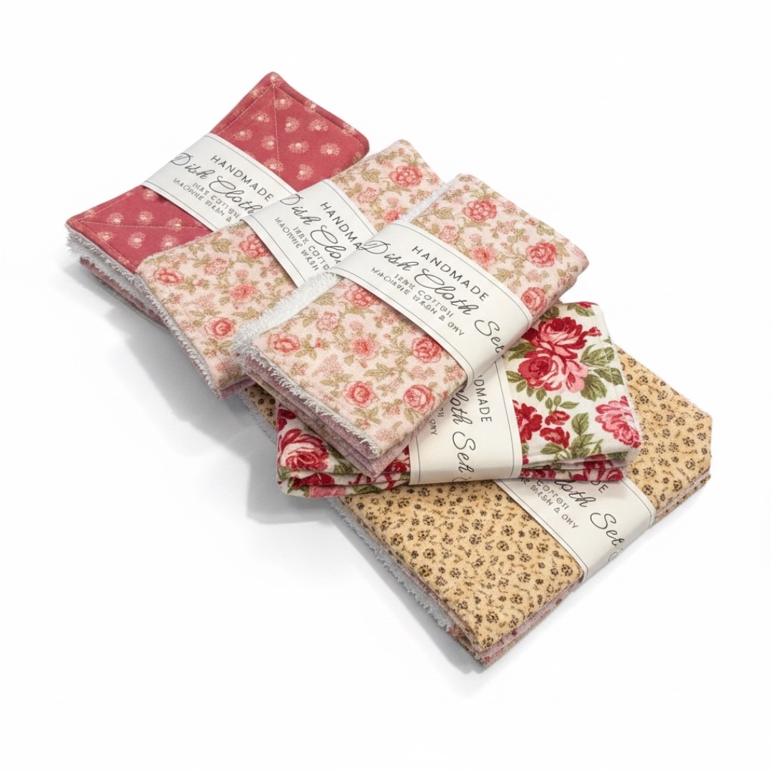 100% Cotton Dish Cloth - Set of 2